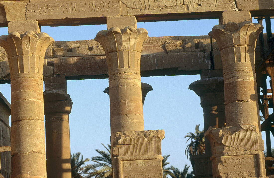 Temple of Amon, Kharga Oasis. Lybian desert, Egypt