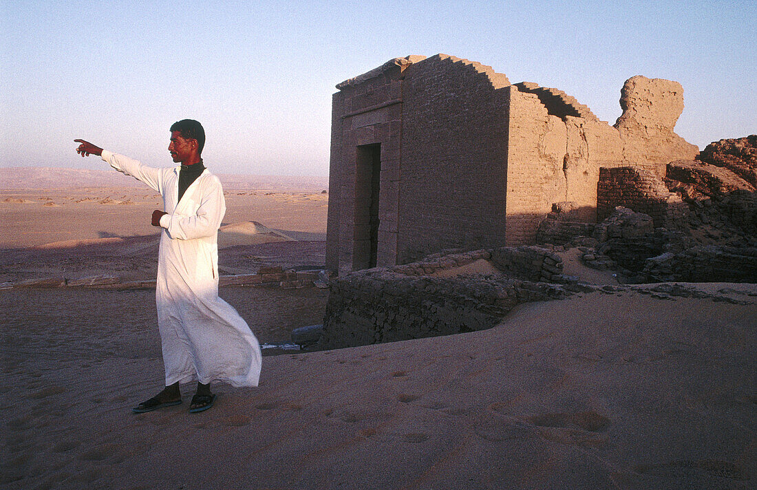 Qasr Dush fortress, Dakhla oasis. Lybian desert, Egypt