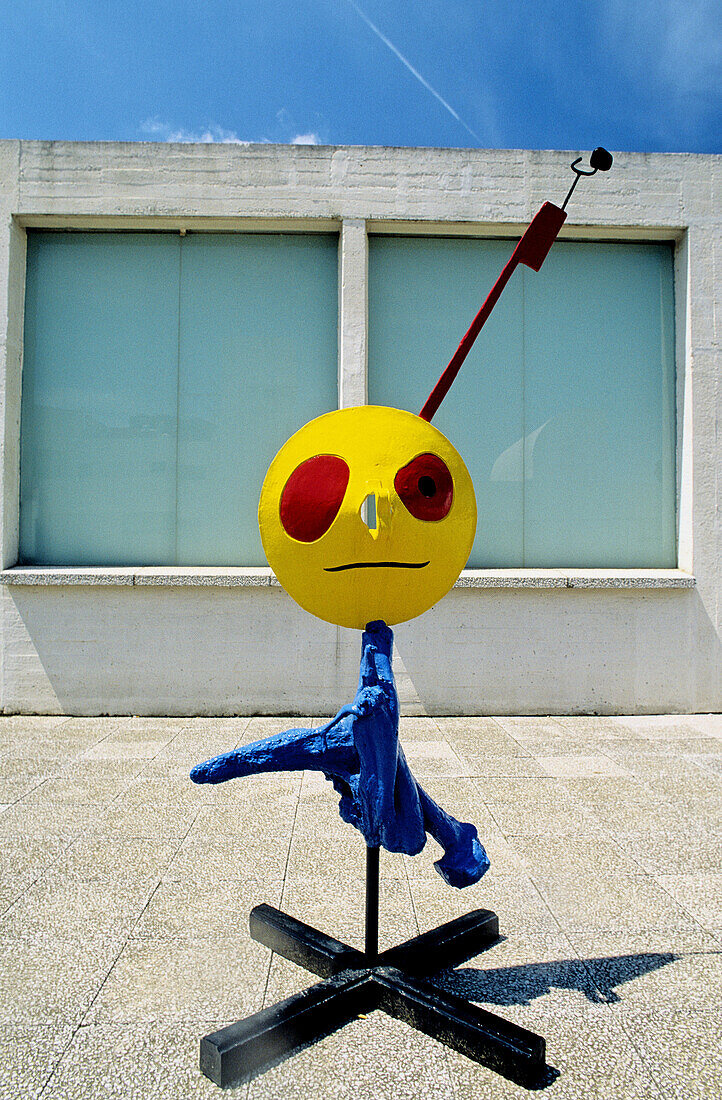 Sculpture in Joan Miró Foundation. Barcelona. Spain