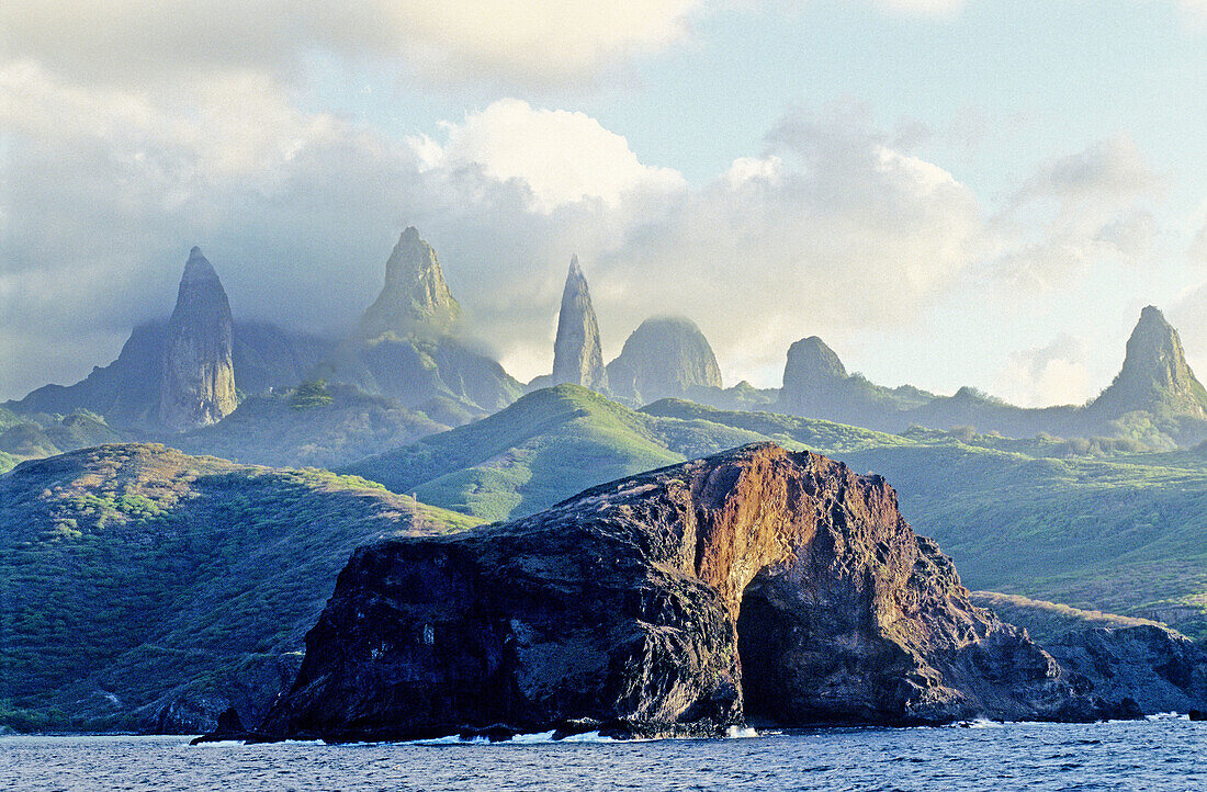 Ua-Pou island. Marquesas archipelago. French Polynesia