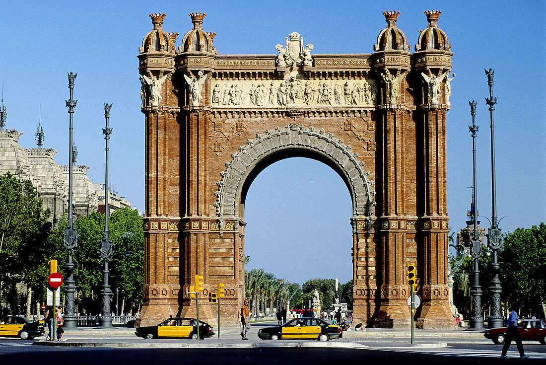 Triumphal Arch. Barcelona. Spain