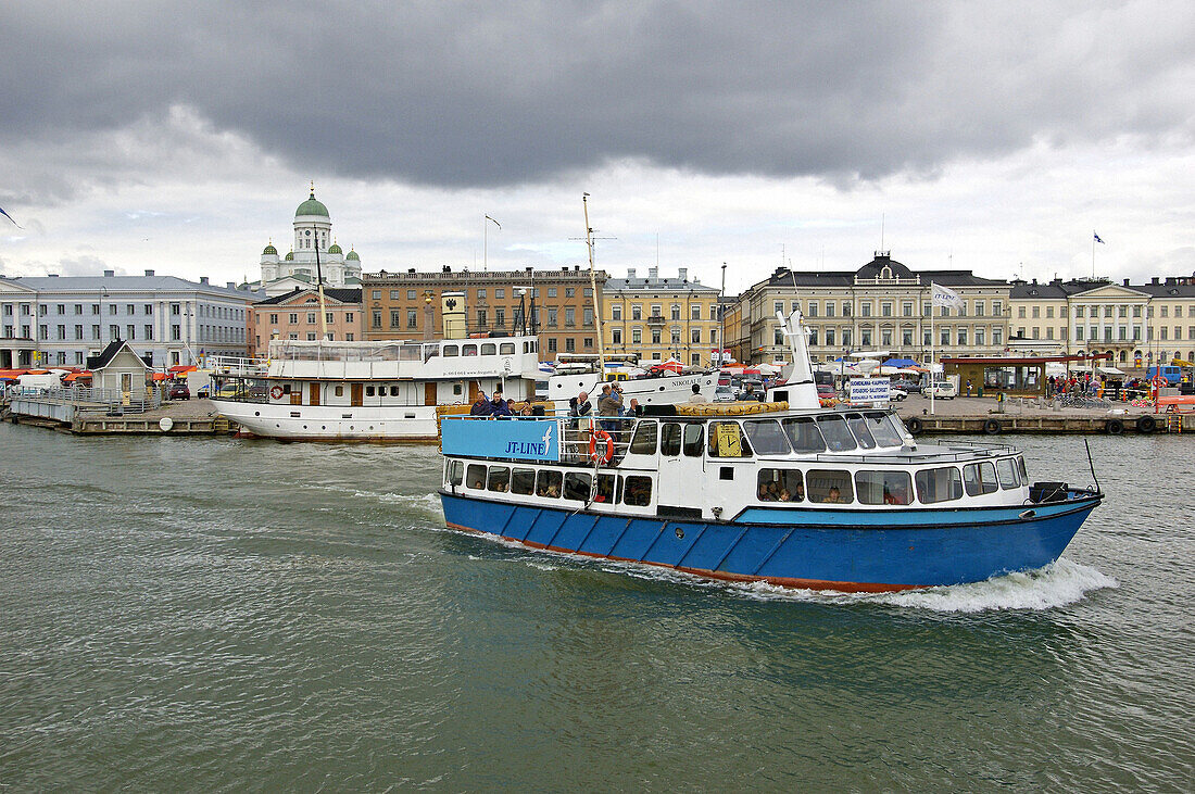 The harbour on Baltic sea. Helsinki. Finland