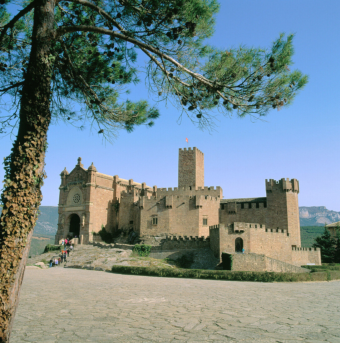 Burg von Javier. Navarra. Spanien