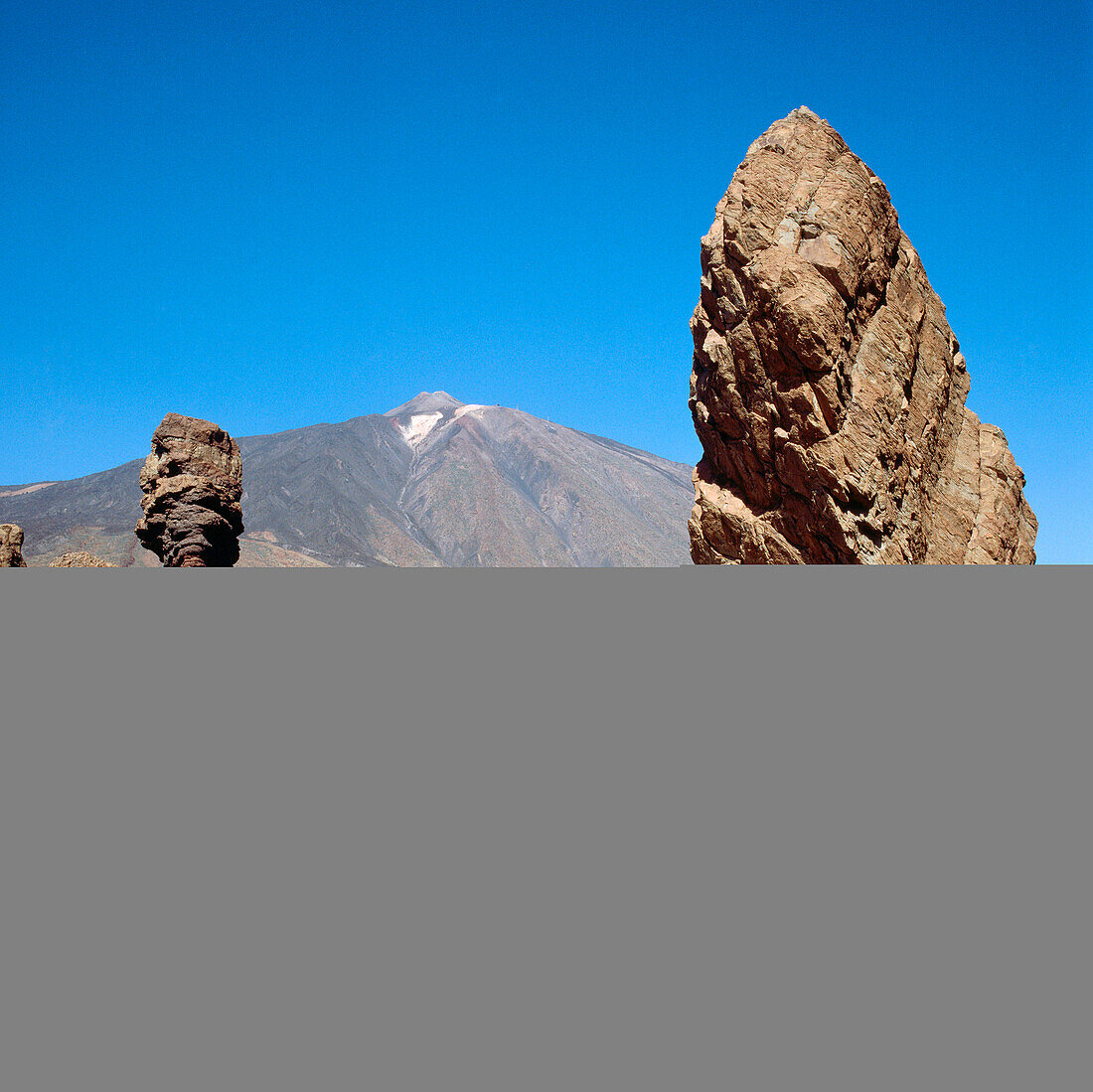 Los Roques in Las Cañadas del Teide National Park. Tenerife. Canary Islands. Spain