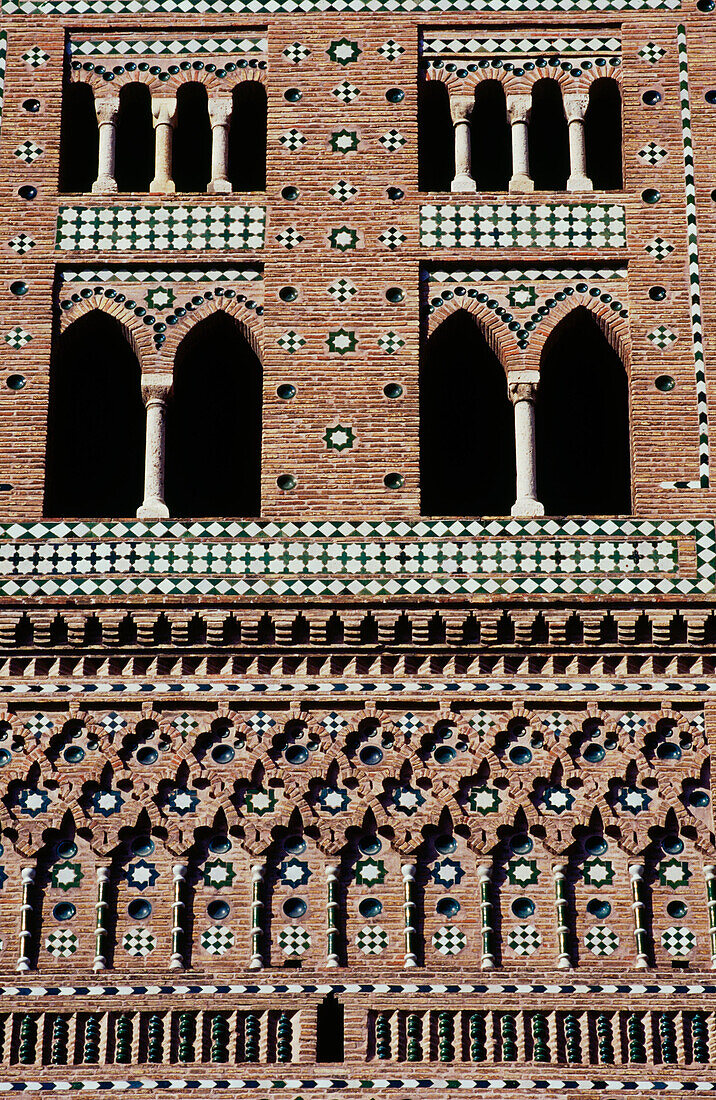 Turm der Kathedrale. Teruel. Spanien