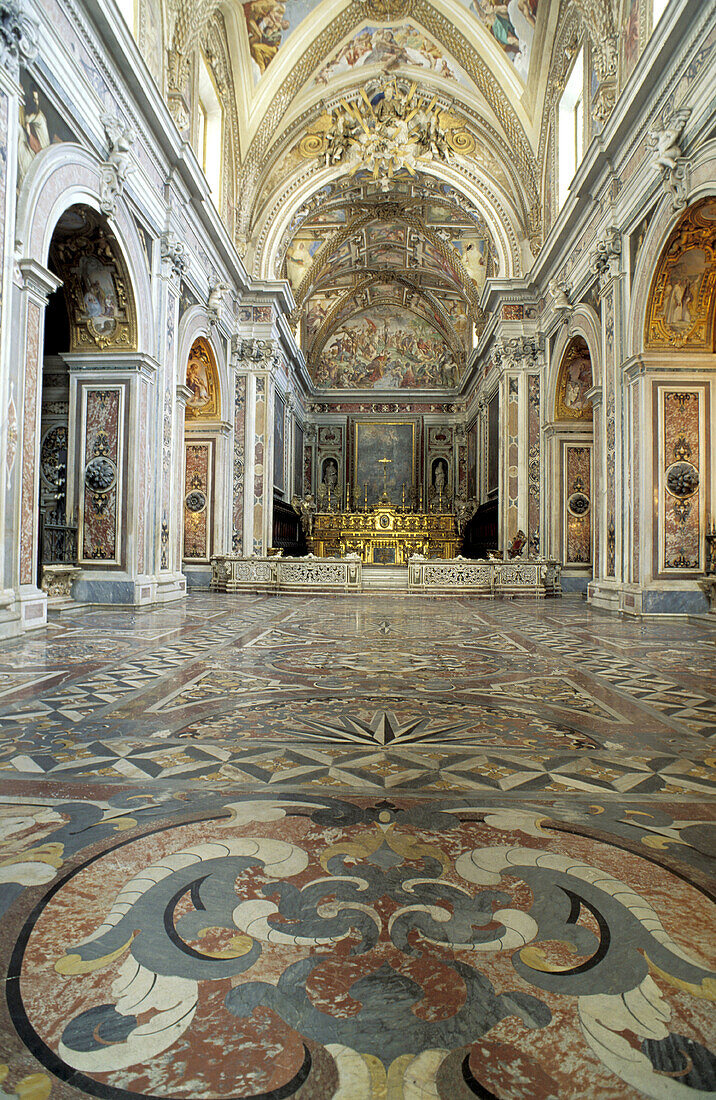 Church of the San Martino chartreuse. Naples. Italy