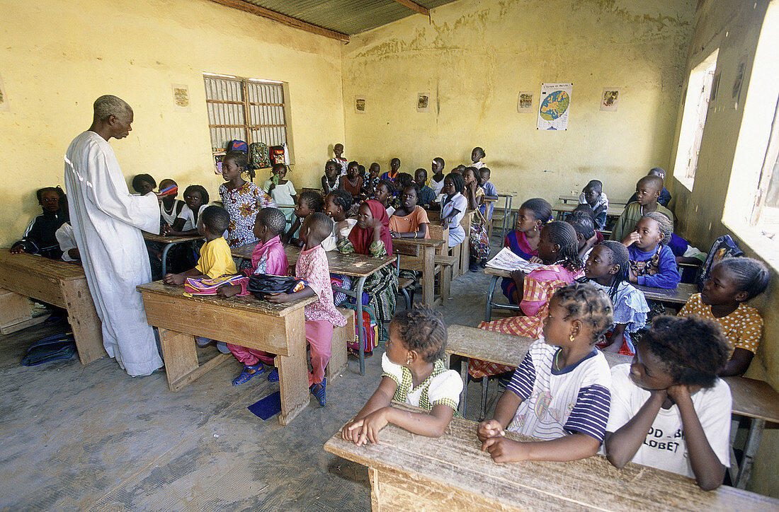 Elementary class in Saly. Petite Côte. Senegal