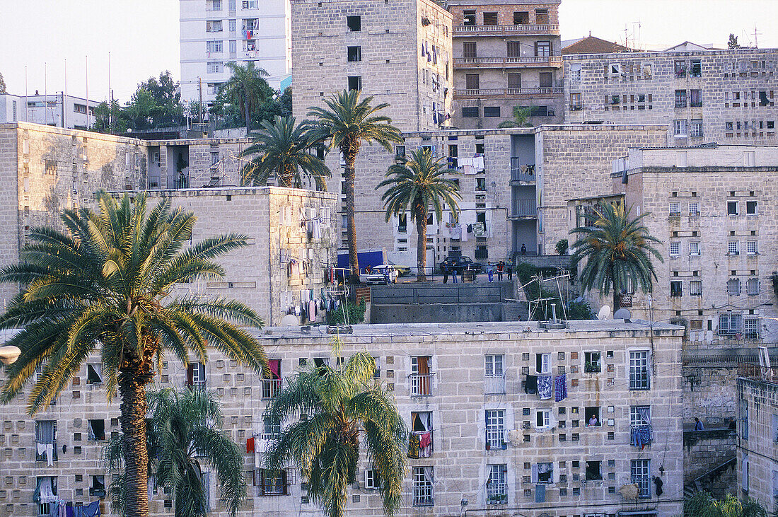 Popular low cost dwellings boilt by French architect Fernand Pouillon. Algiers. Algeria