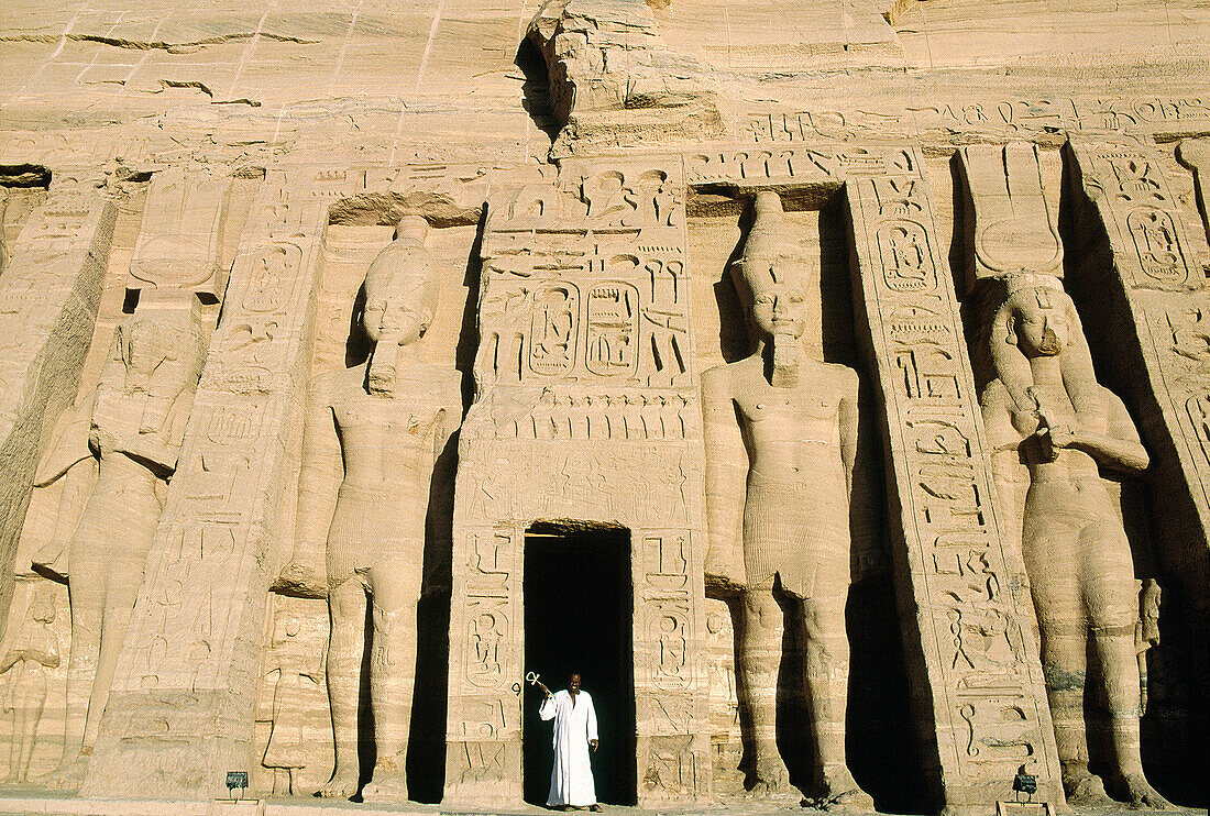 Nefertari Temple (Ramses II wife) in Abu Simbel. Egypt