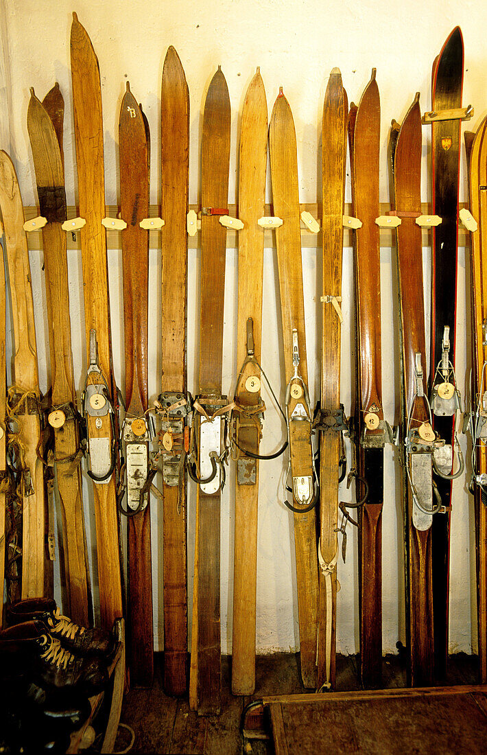 Farm in Arly turned into local museum. Megeve. Winter and summer resort. Haute-Savoie. France