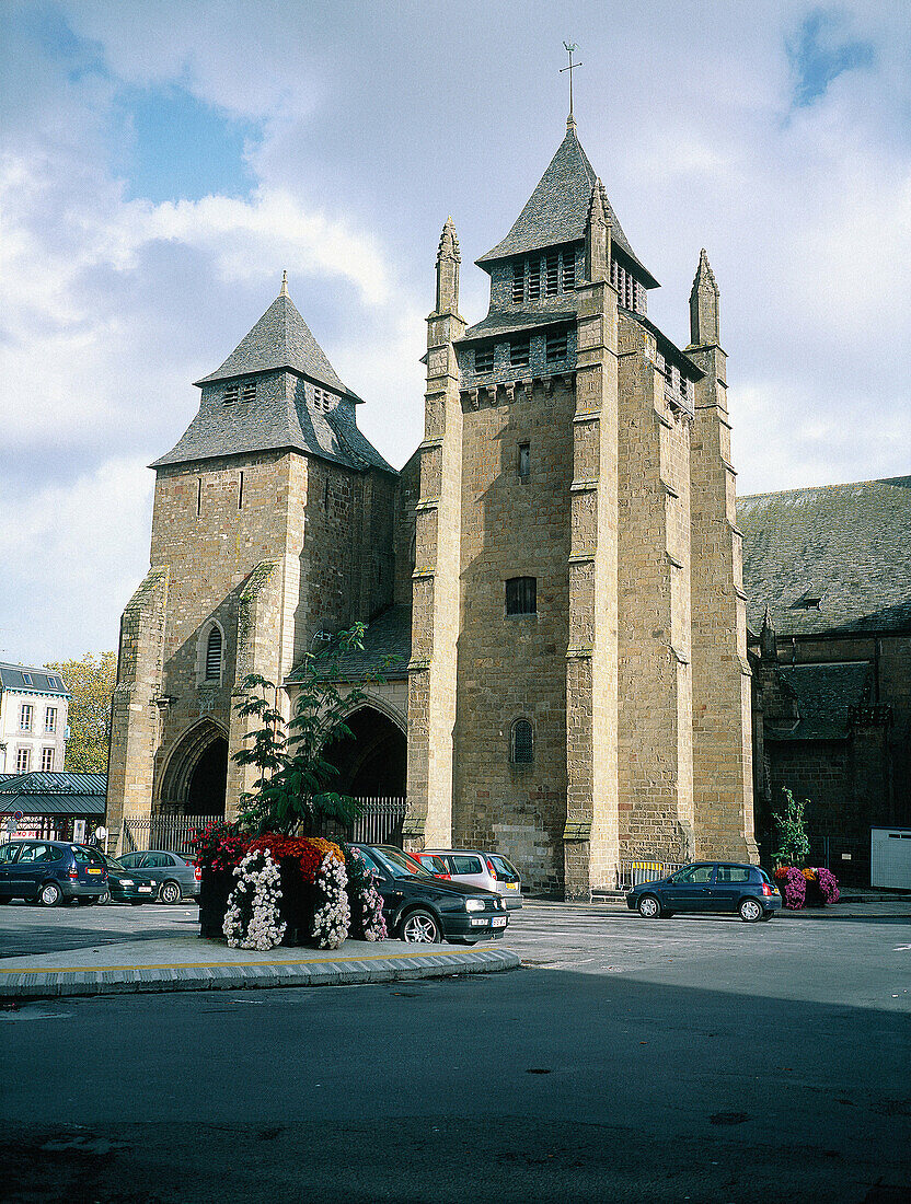 Cathedral. Saint-Brieuc. Cotes d Armor. Brittany. France