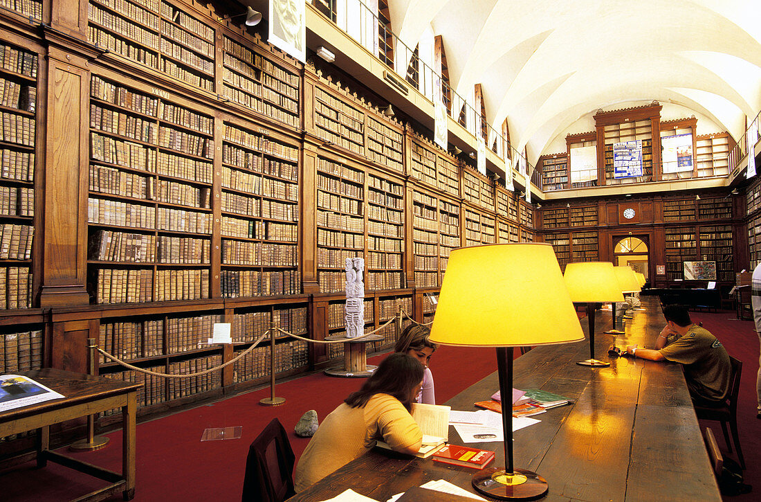 Library. Musee-Palais Fesch (Fesch Palace and Collections). Ajaccio. South Corsica. Corsica Island. France