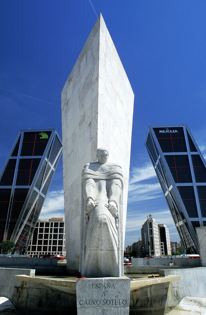 Kio Towers at Castilla Square. Madrid. Spain