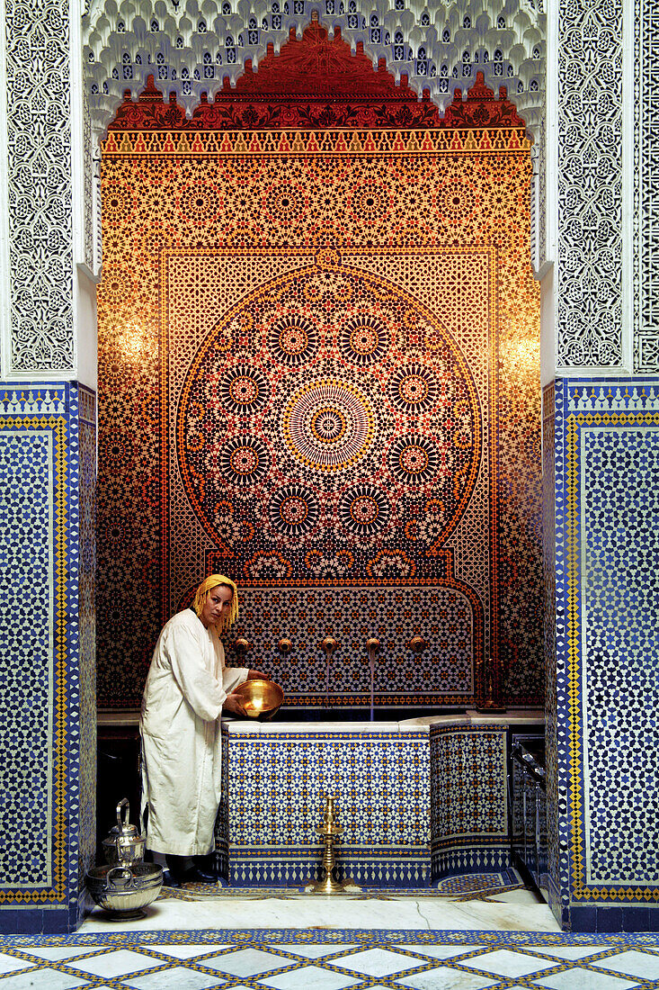 La maison Bleue at Batha, Fes. Morocco.