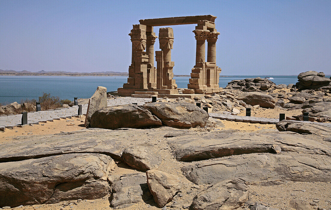 Kertassi Temple, near Kalabsha. Nasser Lake. Egypt