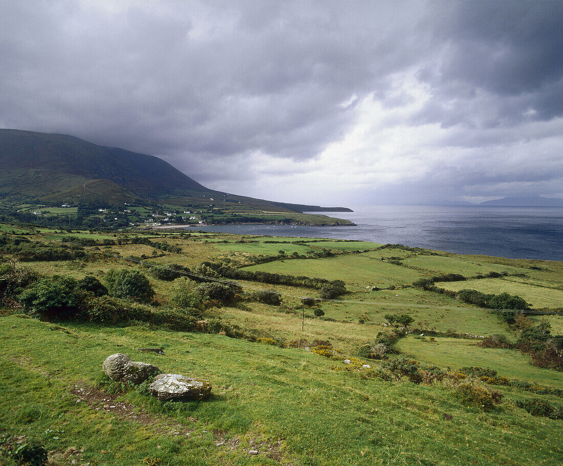 Landscape near Kells Bay. Iveragh Peninsula. Co. Kerry. Ireland.