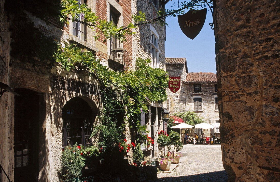 Pérouges. Rhône Valley. France.