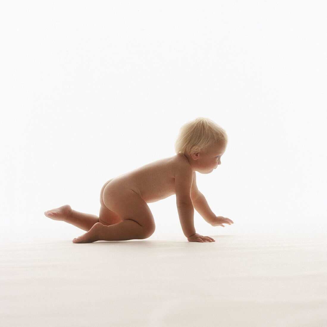ldhood, Children, Color, Colour, Contemporary, Crawl, Crawling, Fair-haired, First moves, First steps, Full-body, Full-length, Human, Indoor, Indoors, Infant, Infantile, Infants, Interior, Kid, Kids