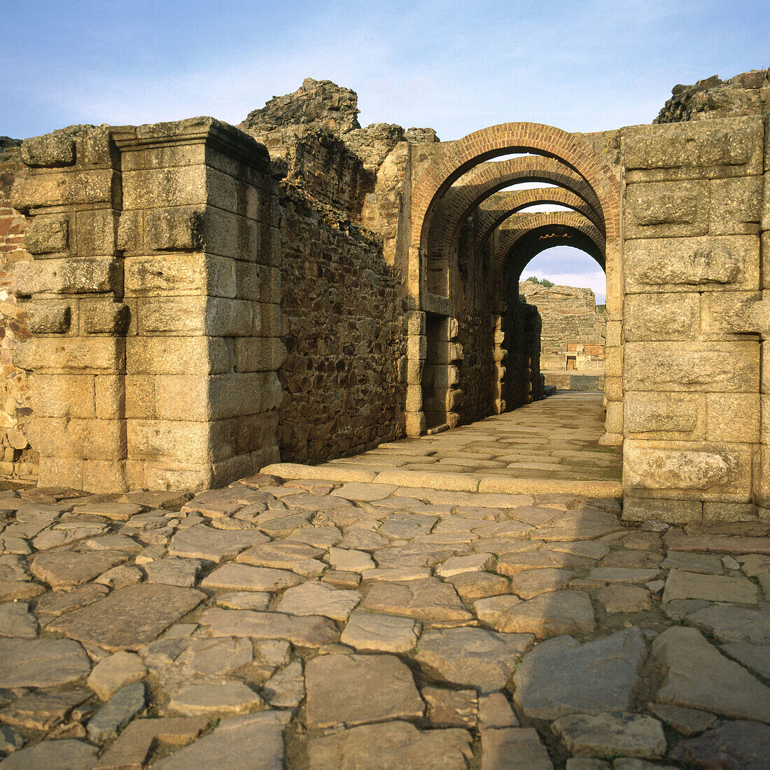 Römisches Amphitheater. Mérida. Spanien