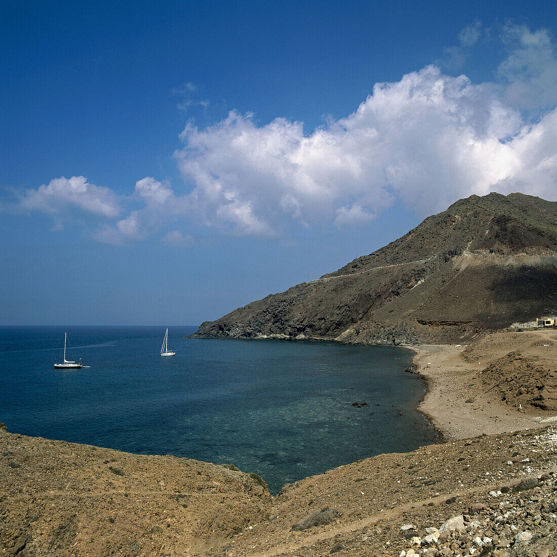 Playa de Corralete, Parque Natural de Cabo de Gata, Provinz Almeria, Spanien