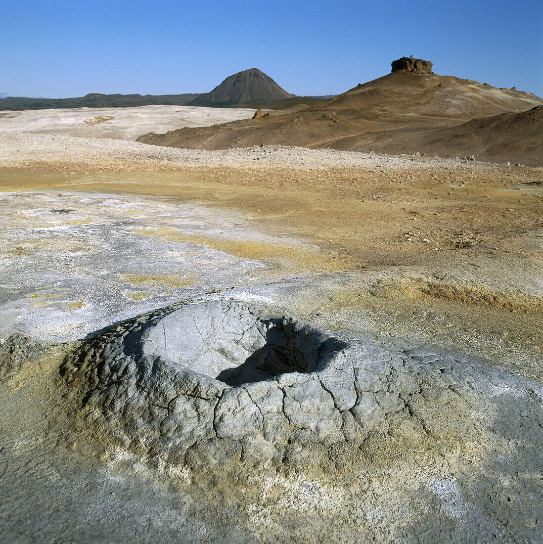 Geothermisches Phänomen, Namaskard, Namafjall, Myvatn, Island