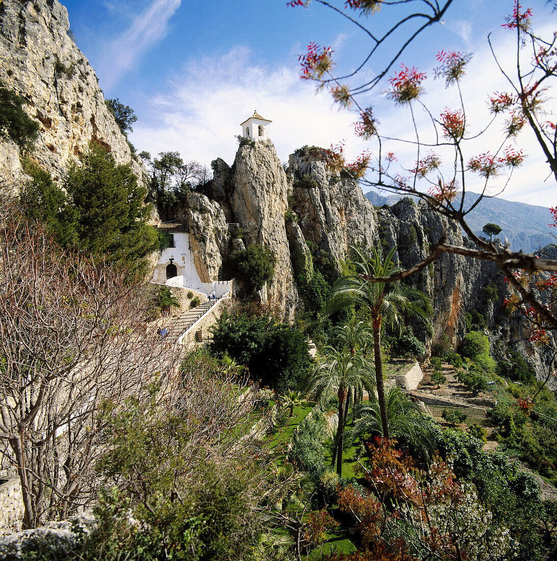 Burg San Jose, Guadalest, Provinz Alicante, Spanien