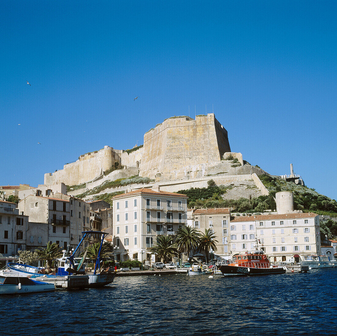 Bastion de L Etendard, Bonifacio, Insel Korsika. Frankreich