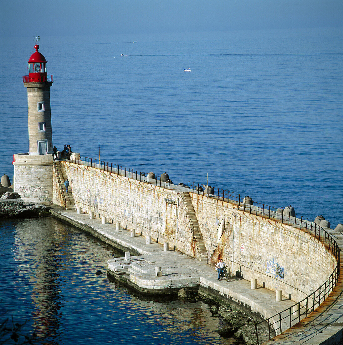 Drachenkai, Alter Hafen, Bastia, Insel Korsika, Frankreich