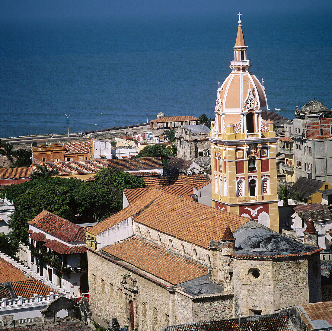 Cathedral (16th c.).Cartagena de Indias. Colombia