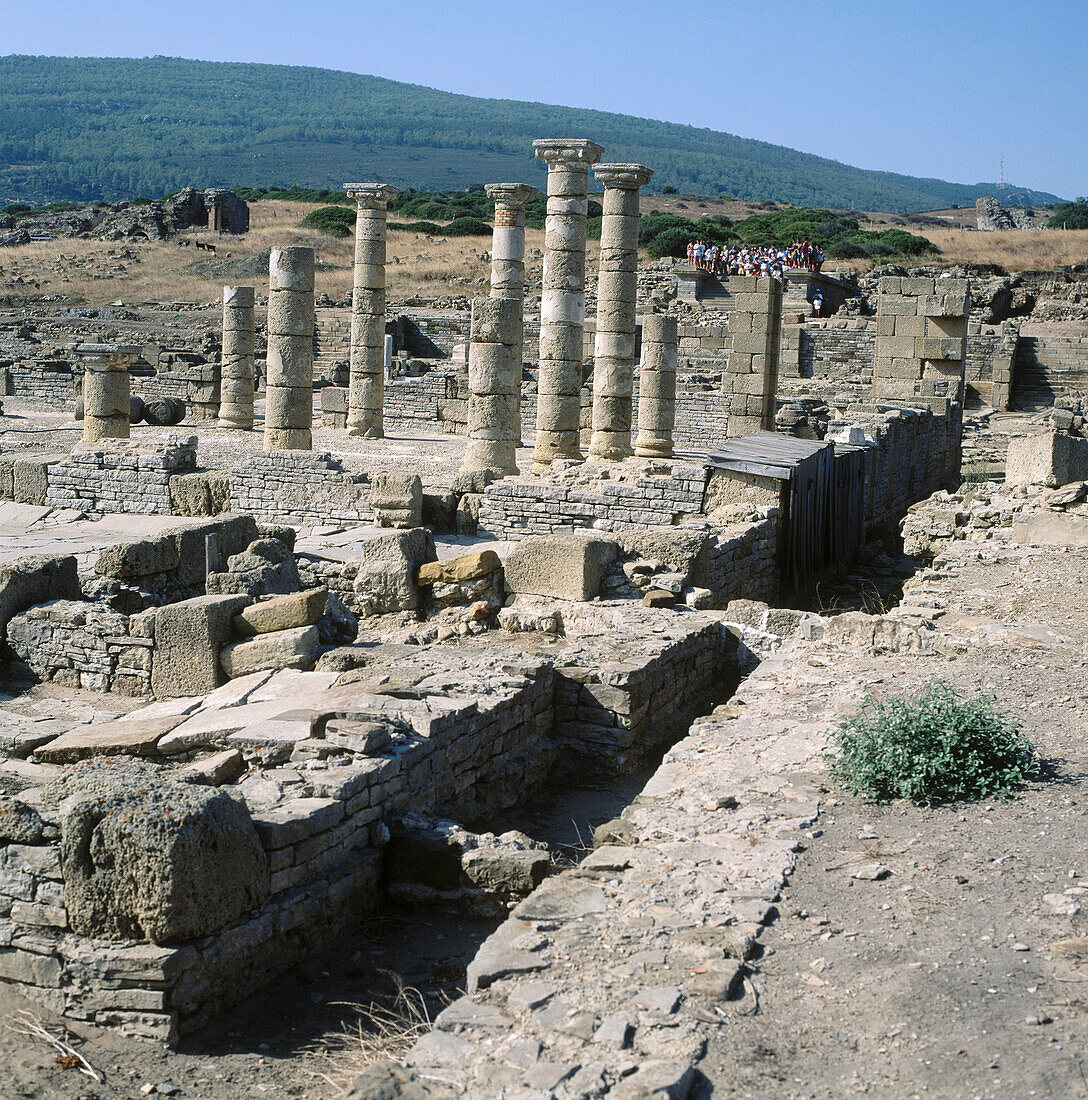 Alte römische Stadt Baelo Claudia (II v. Chr.). Tarifa. Provinz Cádiz. Spanien