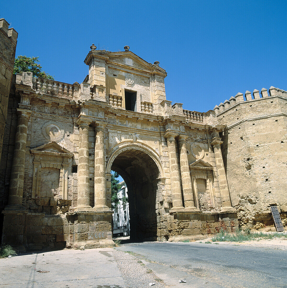 Puerta de Córdoba (town gate), 17th century. Carmona, Sevilla province. Spain