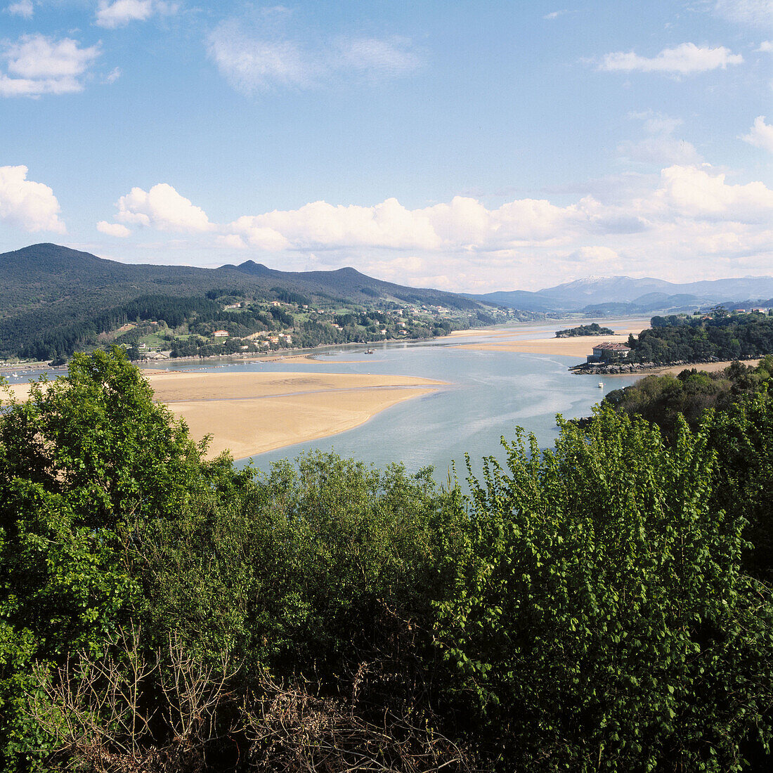 Gernika-Mündung, Biosphärenreservat Urdaibai, Mundaka, Biskaya, Baskenland, Spanien