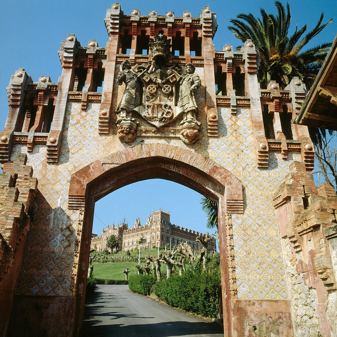 Päpstliche Universität in Comillas. Kantabrien. Spanien