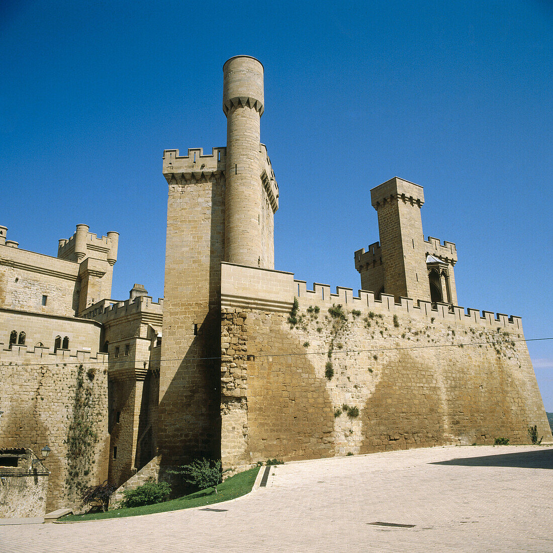 Palast der Könige von Navarra, Olite, Navarra, Spanien