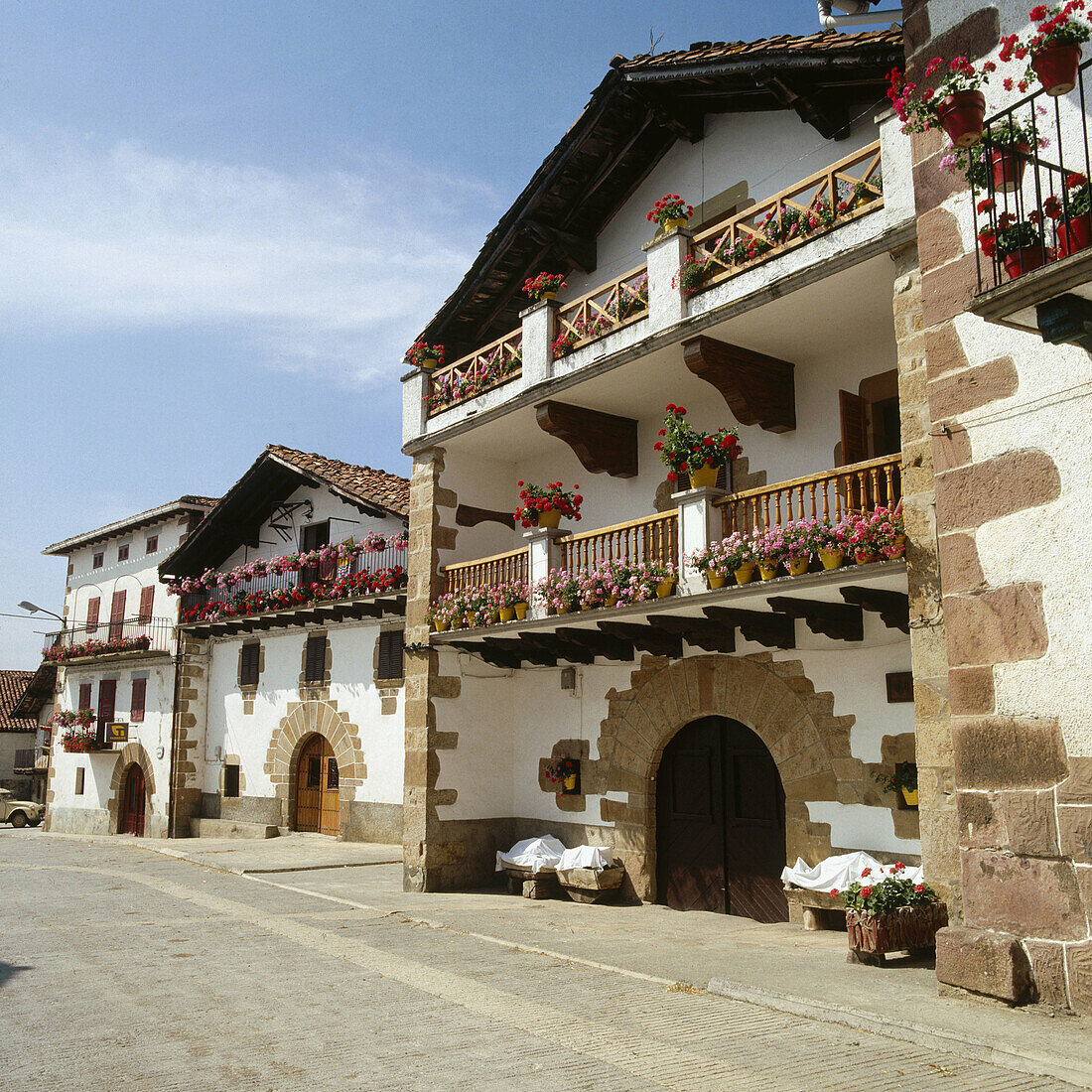 Iraizoz, Ulzama-Tal, Navarra, Spanien