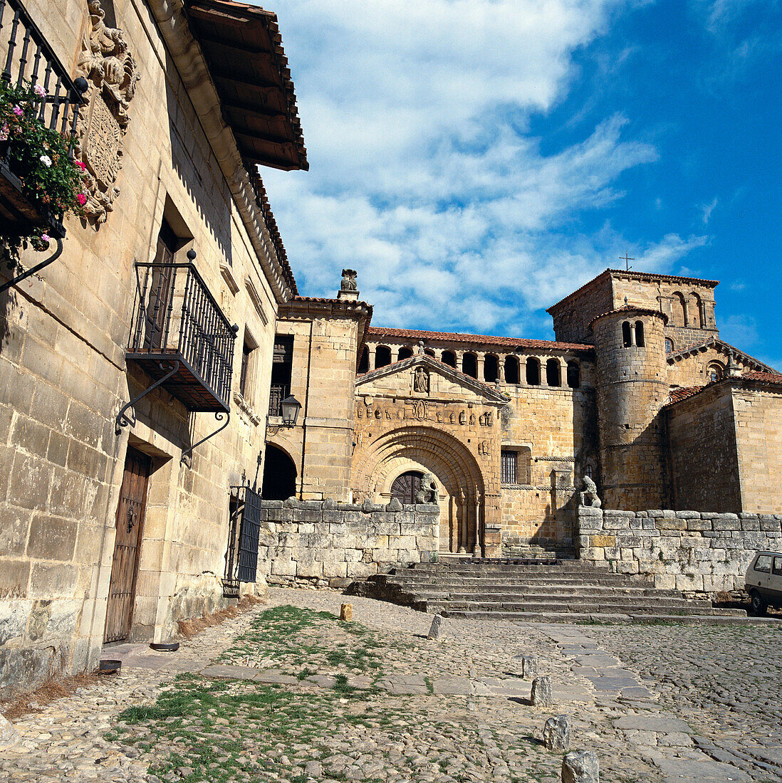Santa Juliana Romanesque collegiate church. Santillana del Mar. Cantabria, Spain