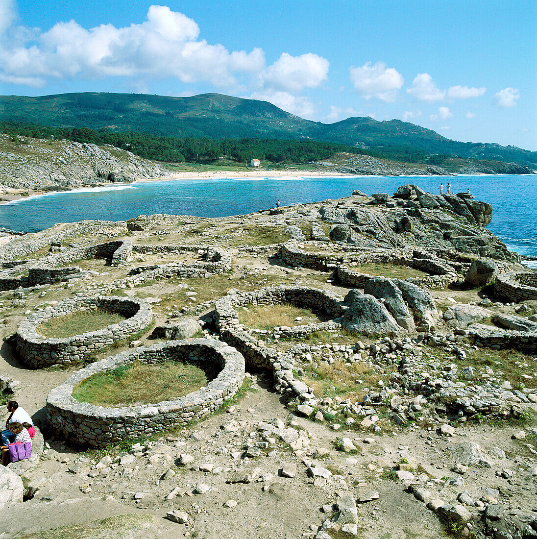 Castro Celta de Baroña, La Coruña province, Galicia, Spain