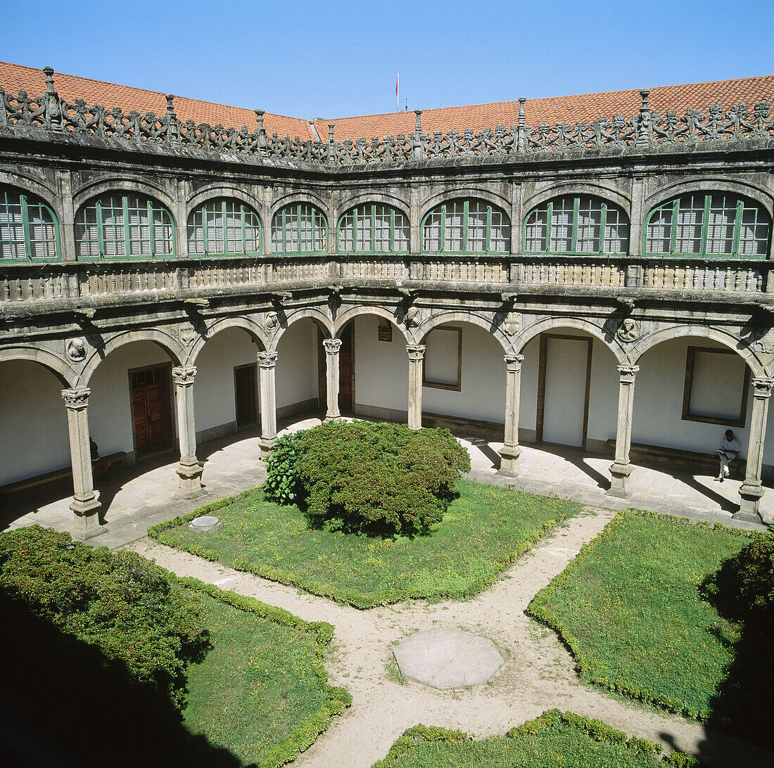 Colegio de Fonseca, Santiago de Compostela, La Coruña province, Galicia, Spain