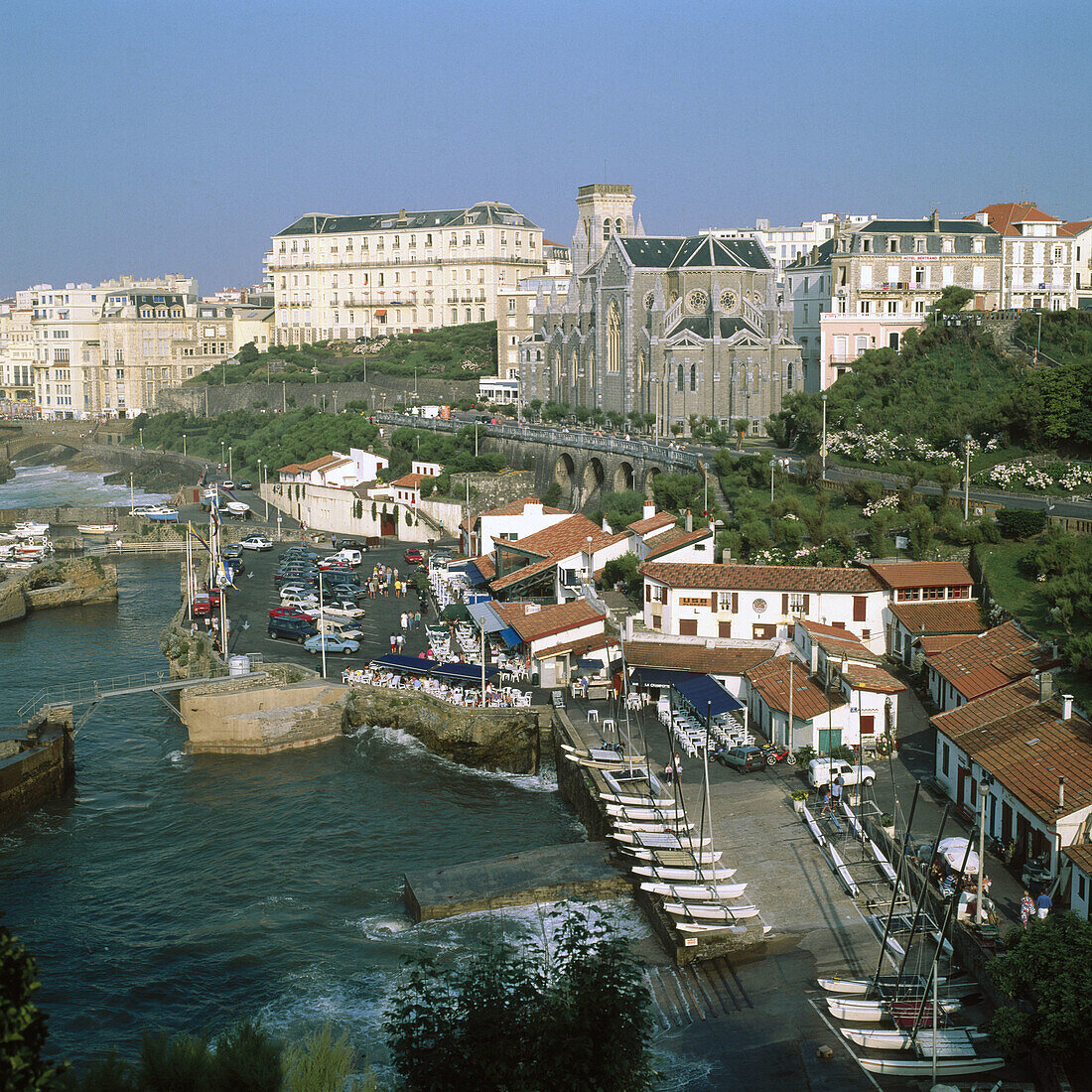 Fishing port, Biarritz, Pyrenees-Atlantiques dept., France