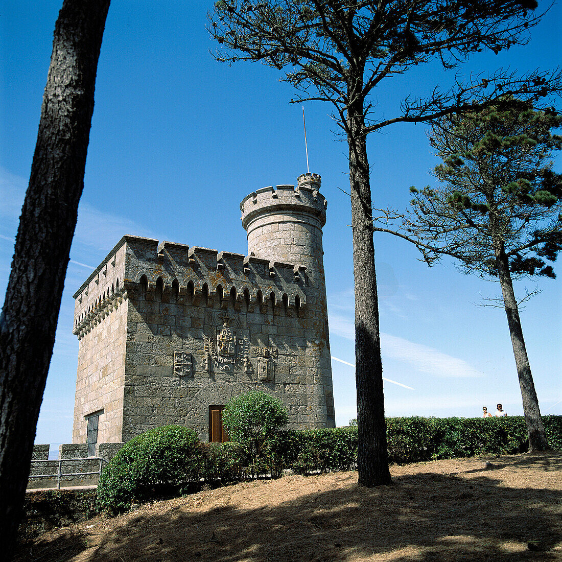 Torre del Príncipe (Prince s Tower). Monte Real Castle. Bayona, Pontevedra province. Galicia, Spain