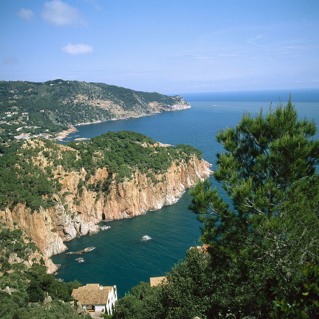 Begur Cape and Aiguablava. Costa Brava. Girona province, Catalonia. Spain