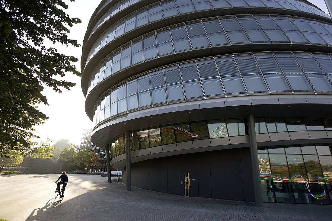 City Hall by architect Norman Foster, Southwark, London. England, UK