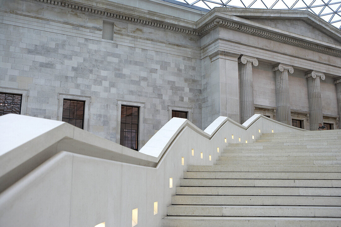 Great Court by Norman Foster of the British Museum, London. England, UK