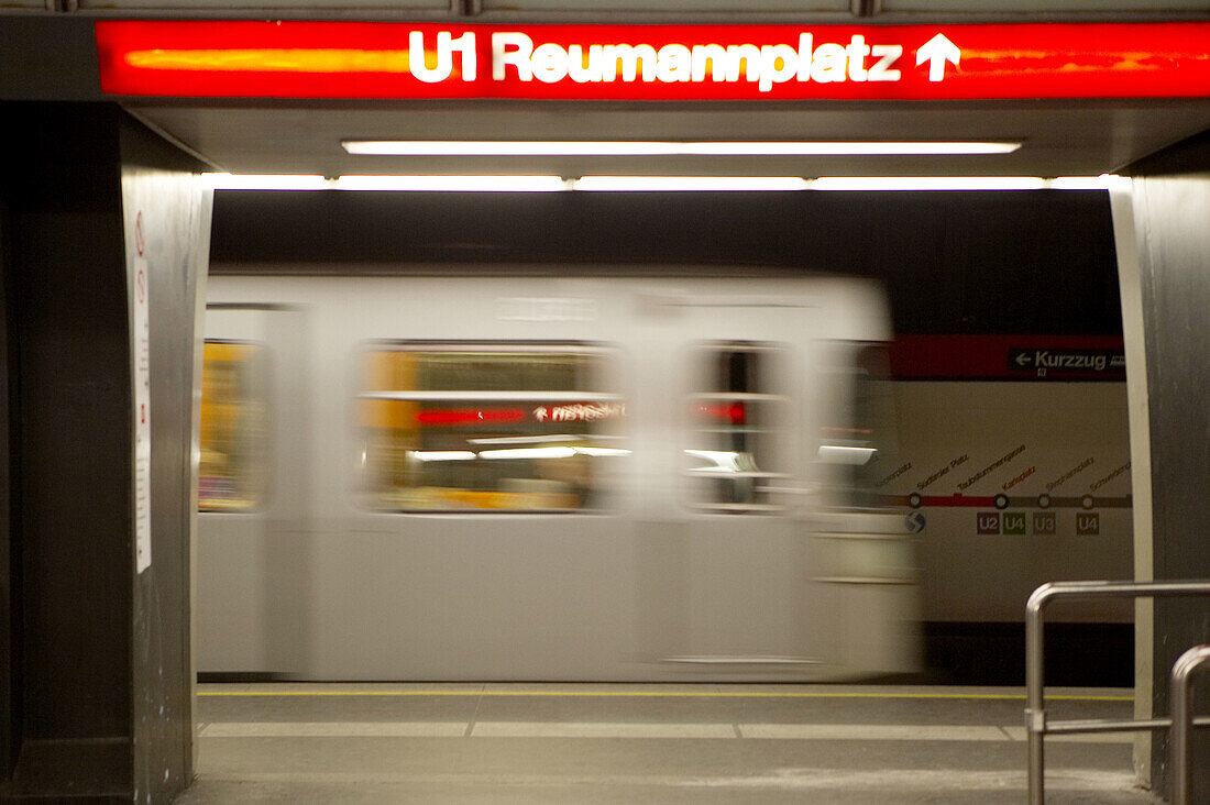 Subway station, Vienna. Austria