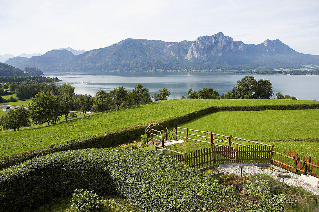 Mondsee, Mondsee bei Salzburg. Österreich