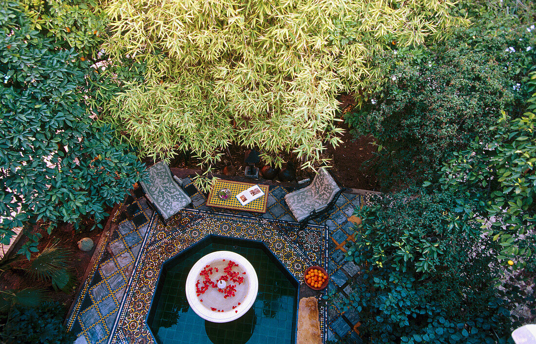 Riad el Arsat (aka Riad Kabbaj) palace. Marrakech. Morocco