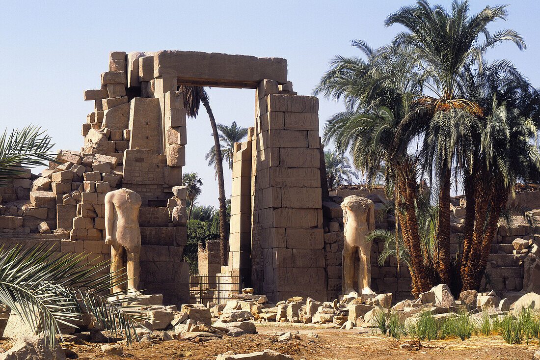 Ruins of temple. Karnak. Egypt