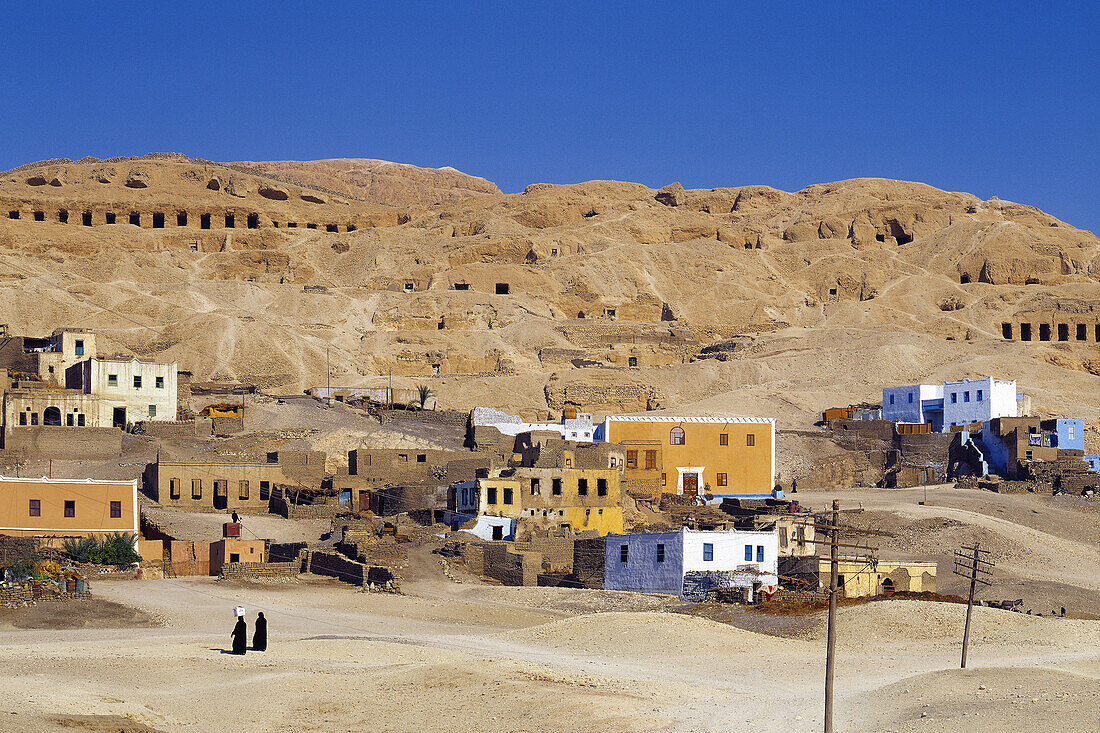 Nobles Valley. Abd al-Qurnah village. Egypt