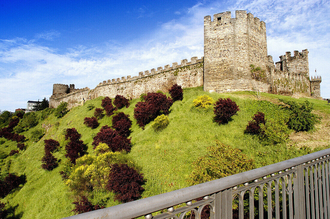 Templar castle (built 12th-13th century). Ponferrada. León province. Spain