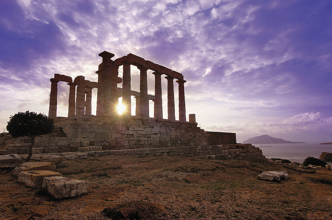 Temple of Poseidon. Sounion. Greece